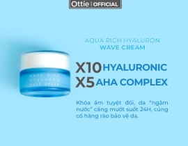 VÌ SAO CẦN KEM DƯỠNG ẨM PHỤC HỒI AQUA RICH HYALURON WAVE CREAM???
