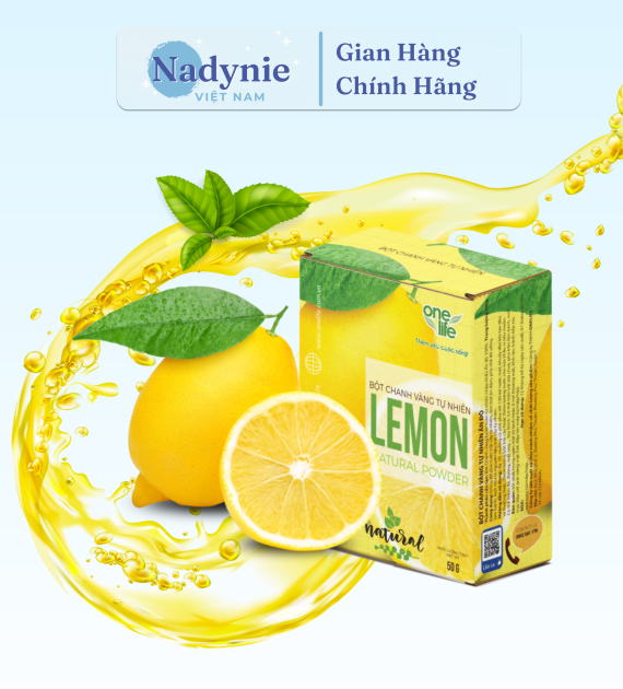 BỘT CHANH VÀNG TỰ NHIÊN HỘP 50GR