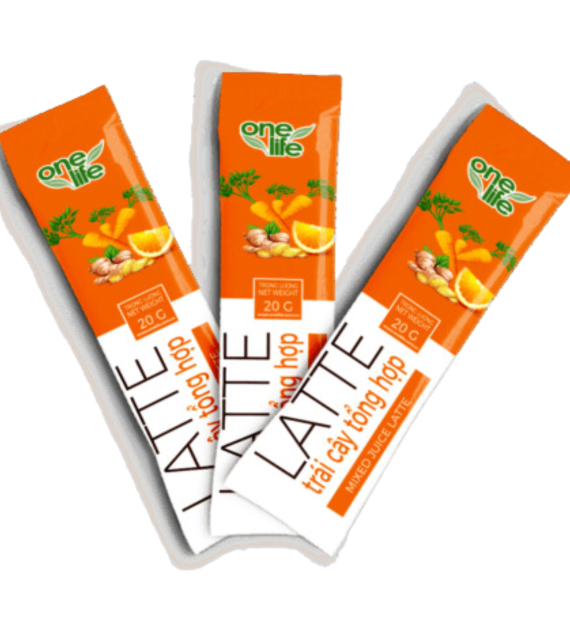 SINH TỐ TỔNG HỢP TRÁI CÂY TỰ NHIÊN HỘP 25 GÓI*20GR