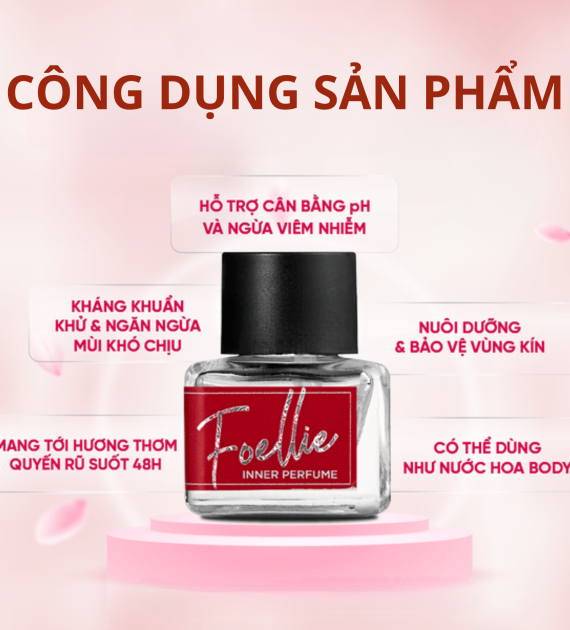 Nước hoa vùng kín Foellie eau de bébé Inner Perfume 5ml