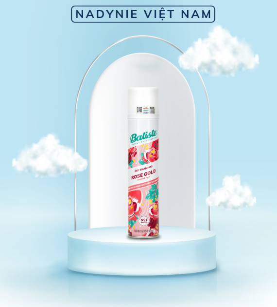 DẦU GỘI KHÔ BATISTE HƯƠNG HOA HỒNG - ROSE GOLD