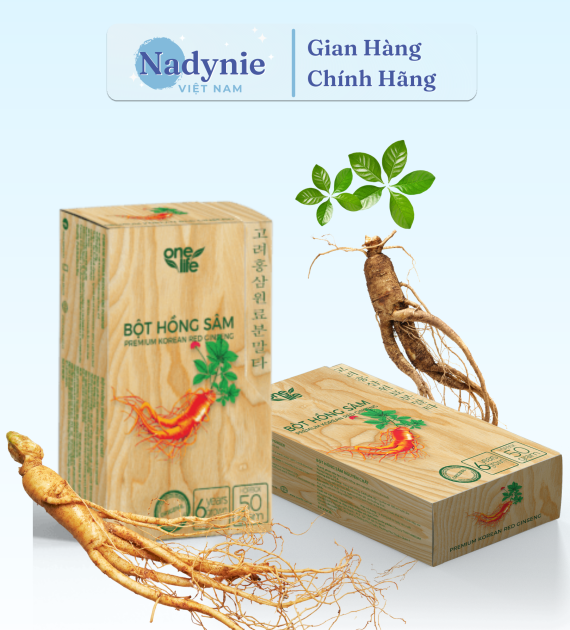 BỘT HỒNG SÂM 6 NĂM TUỔI
