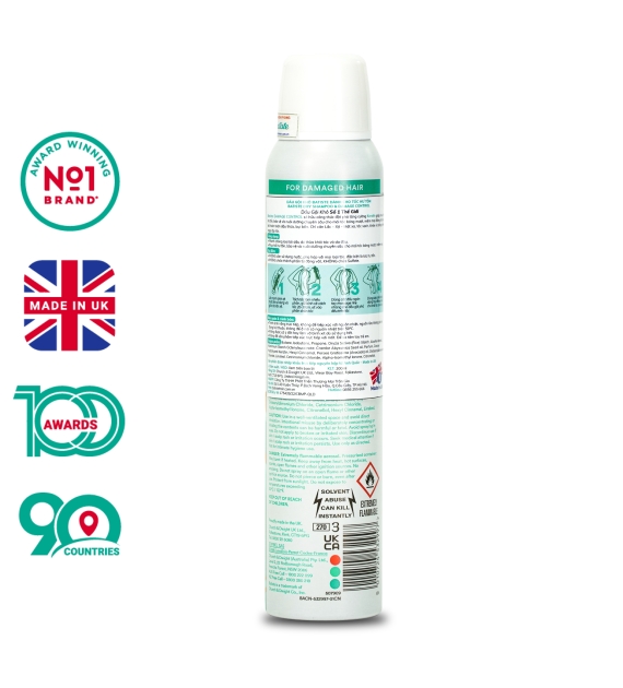 DẦU GỘI KHÔ BATISTE DÀNH CHO TÓC HƯ TỔN - DAMAGE CONTROL