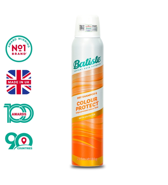 DẦU GỘI KHÔ BATISTE CHỐNG TIA UV - BẢO VỆ TÓC NHUỘM COLOUR PROTECT
