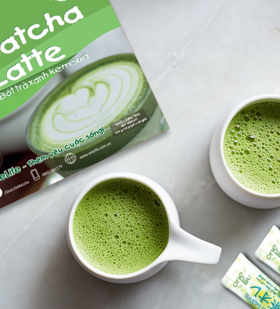 BỘT TRÀ XANH KEM SỮA (MATCHA LATTE) HỘP 28 GÓI*18GR