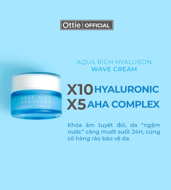 Kem Dưỡng Da Aquarich Hyaluron Wave Cream 60ml